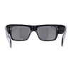 Locs Hardcore Large Tagging Graffiti Thick Arm Horn Rim Mad Dog Sunglasses