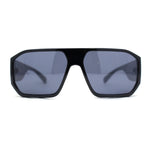 Locs Squared Thick Mid Temple Racer Flat Top Sunglasses