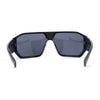 Locs Squared Thick Mid Temple Racer Flat Top Sunglasses