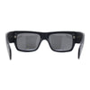 Locs Hardcore Pot Leaf Camo Print Thick Arm Horn Rim Mad Dog Sunglasses