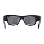 Locs Hardcore Pot Leaf Camo Print Thick Arm Horn Rim Mad Dog Sunglasses