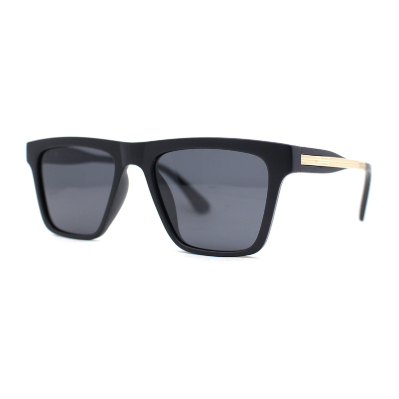 Polarized Mens Slick Elegant Gentlemans Luxury Horn Rim Sunglasses