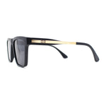 Polarized Mens Slick Elegant Gentlemans Luxury Horn Rim Sunglasses