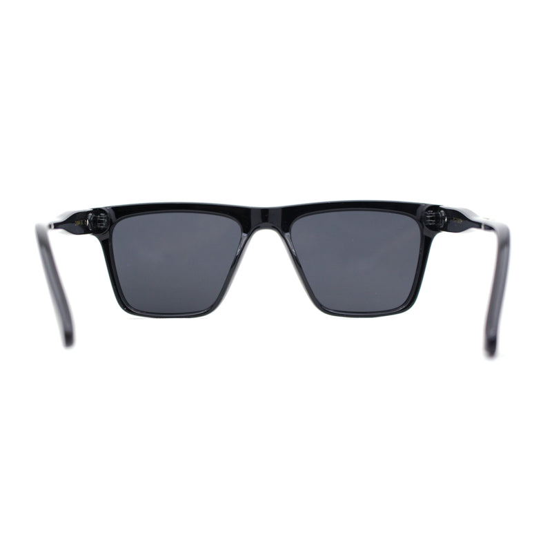 Polarized Mens Slick Elegant Gentlemans Luxury Horn Rim Sunglasses