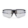 Mens Color Mirror Retro Futurism Half Rim Wrap Sport Sunglasses