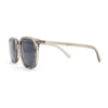 Polarized Gentlemanly Minimal Keyhole Bridge Thin Horn Rim Sunglasses