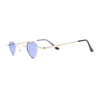 Tiny Heart Shape Pop Hippie Color Metal Rim Sunglasses