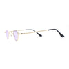 Tiny Heart Shape Pop Hippie Color Metal Rim Sunglasses