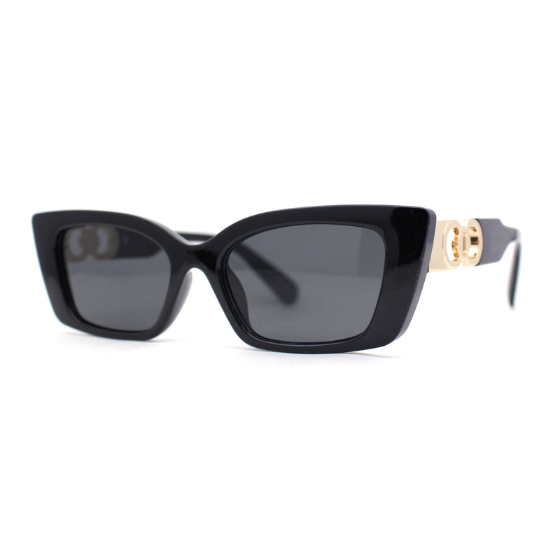 Womens Mod Squared Cat Eye Designer Fashion Sunglasses