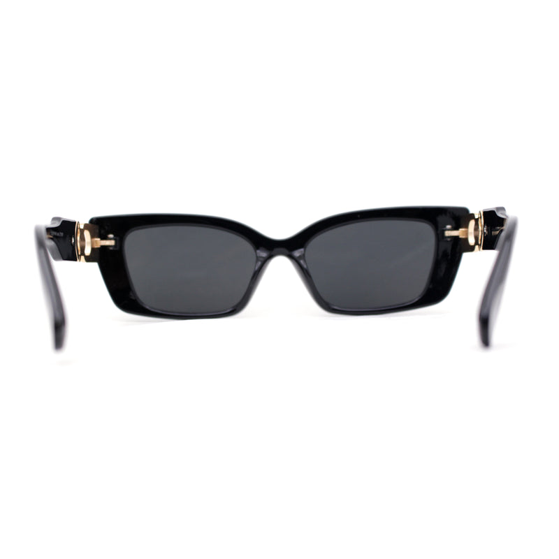 Womens Mod Squared Cat Eye Designer Fashion Sunglasses