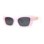 Womens Mod Squared Cat Eye Designer Fashion Sunglasses