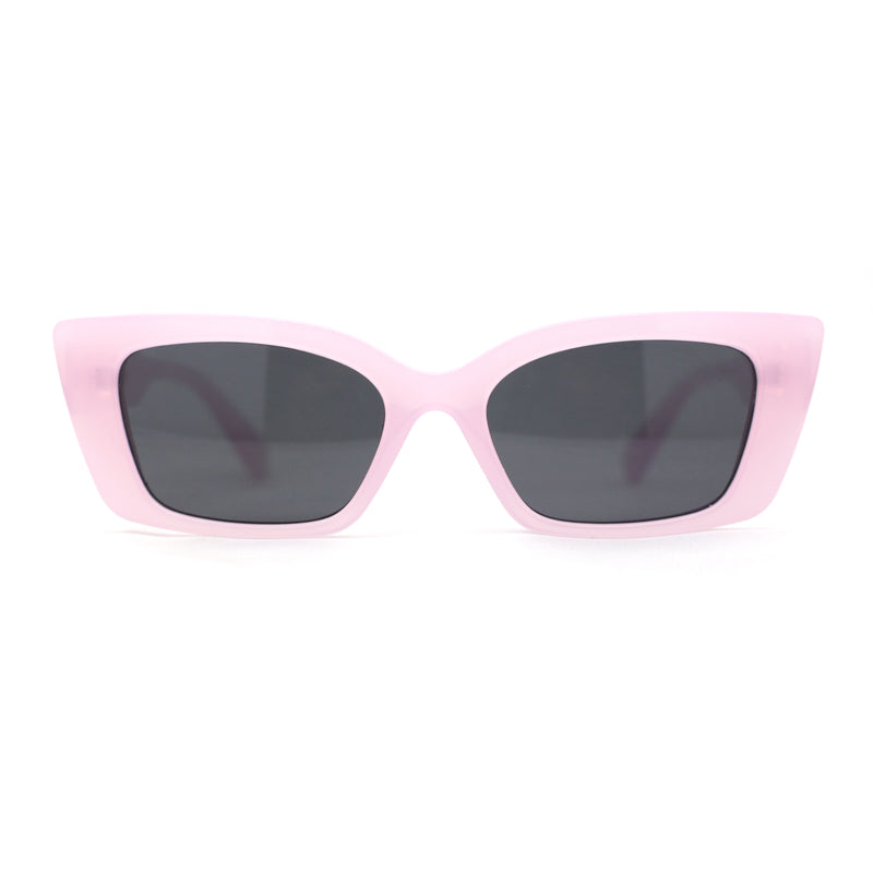 Womens Mod Squared Cat Eye Designer Fashion Sunglasses