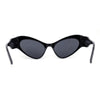 Retro Womens High Temple Thick Arm Plastic Cat Eye Sunglasses