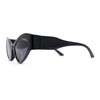 Retro Womens High Temple Thick Arm Plastic Cat Eye Sunglasses