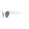 Retro Womens High Temple Thick Arm Plastic Cat Eye Sunglasses