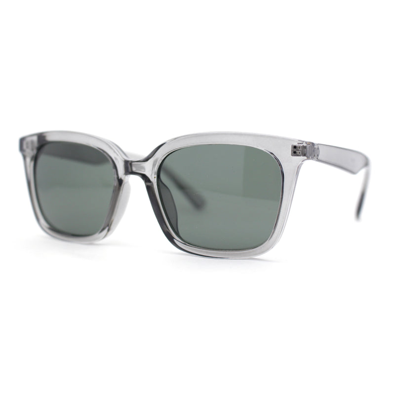 Minimal Gentlemans Hipster Horn Rim Plastic Sunglasses