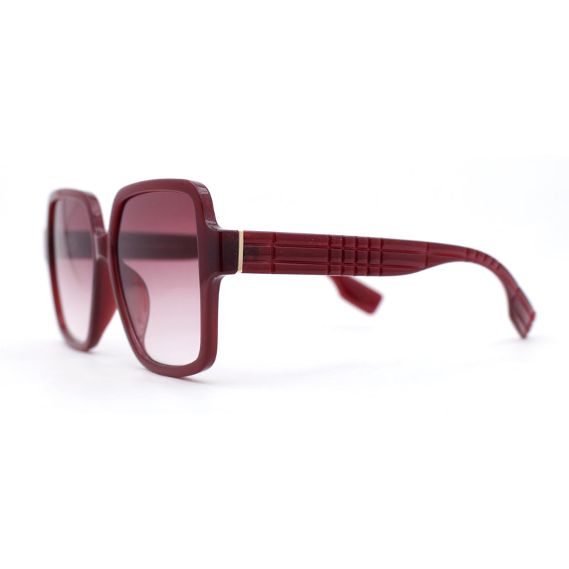 Womens Classy 90s Oversize Rectangle Designer Fashion Sunglasses