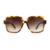 Womens Classy 90s Oversize Rectangle Designer Fashion Sunglasses