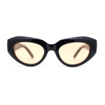 Womens Mod Cat Eye Retro Thick Plastic Sunglasses