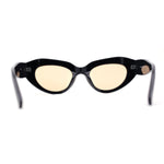 Womens Mod Cat Eye Retro Thick Plastic Sunglasses