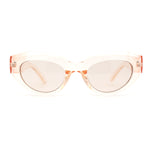 Womens Mod Cat Eye Retro Thick Plastic Sunglasses