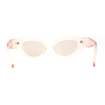 Womens Mod Cat Eye Retro Thick Plastic Sunglasses
