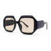 Womens Mod Square Thick Plastic Fashion Sunglasses