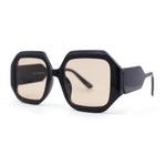 Womens Mod Square Thick Plastic Fashion Sunglasses
