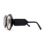 Womens Mod Square Thick Plastic Fashion Sunglasses