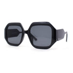 Womens Mod Square Thick Plastic Fashion Sunglasses