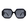 Womens Mod Square Thick Plastic Fashion Sunglasses
