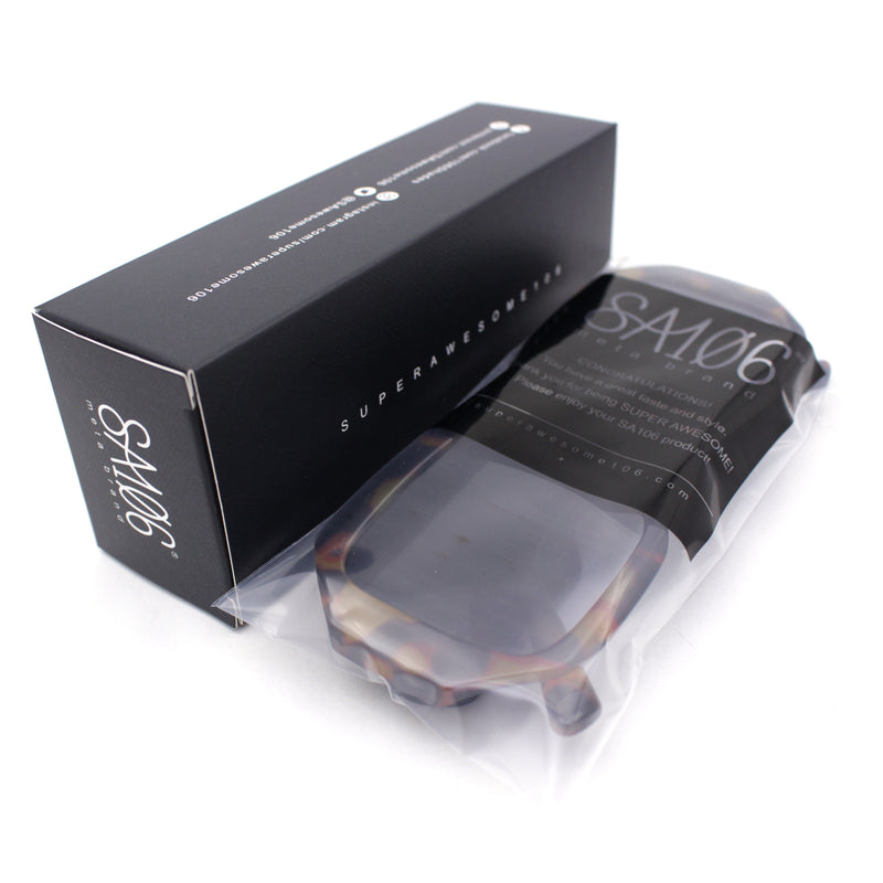 Womens Mod Square Thick Plastic Fashion Sunglasses