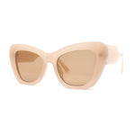 Womens Mod Cat Eye Thick Plastic Fashion Sunglasses