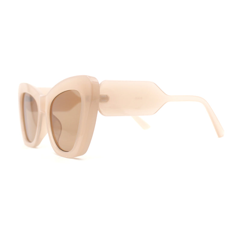 Womens Mod Cat Eye Thick Plastic Fashion Sunglasses