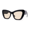 Womens Mod Cat Eye Thick Plastic Fashion Sunglasses