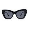 Womens Mod Cat Eye Thick Plastic Fashion Sunglasses