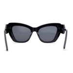 Womens Mod Cat Eye Thick Plastic Fashion Sunglasses