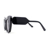 Womens Mod Cat Eye Thick Plastic Fashion Sunglasses