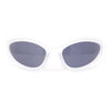 High Fashion Trendy Wrap Around 90s Sport Plastic Sunglasses