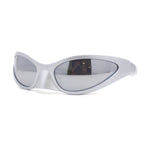 High Fashion Trendy Wrap Around 90s Sport Plastic Sunglasses