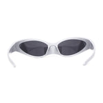 High Fashion Trendy Wrap Around 90s Sport Plastic Sunglasses