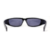 Trendy 90s Sport Look Curved Wrap Fashion Sunglasses