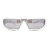 Trendy 90s Sport Look Curved Wrap Fashion Sunglasses