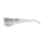 Trendy 90s Sport Look Curved Wrap Fashion Sunglasses