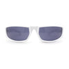 Trendy 90s Sport Look Curved Wrap Fashion Sunglasses