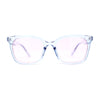 Whimsical Light Breezy Color Hipster Thin Horn Rim Sunglasses