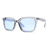 Whimsical Light Breezy Color Hipster Thin Horn Rim Sunglasses