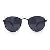 Polarized Retro Hipster Round Metal Rim Normcore Sunglasses