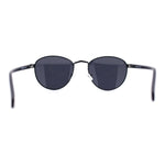 Polarized Retro Hipster Round Metal Rim Normcore Sunglasses