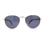 Polarized Retro Hipster Round Metal Rim Normcore Sunglasses